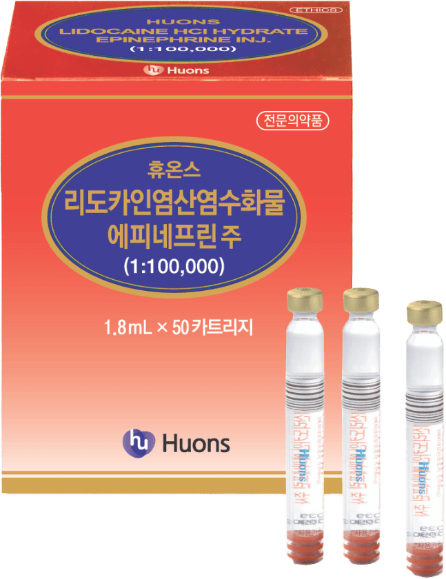 LIDOCAINE HCl & EPINEPHRINE INJ.（リドカイン塩酸塩＆エピネフリン注射液）
