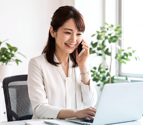 日本人スタッフがサポート